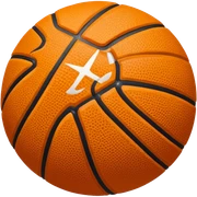 Star shaped of Baskeball sticker