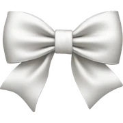 white bow sticker