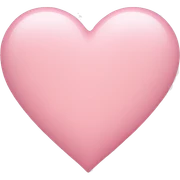 Light pink heart sticker