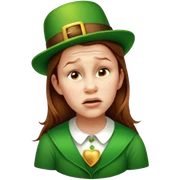 Sad Leprechaun sticker