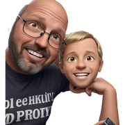 smiling boys indoors portrait sticker