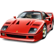 ferrari f40 sticker