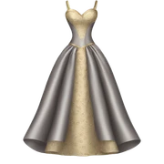 luxury dress sticker