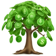 Money tree  sticker