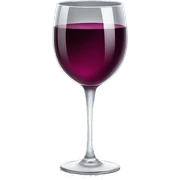 Wine glass sticker
