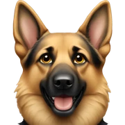 german shepherd  sticker