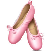 Pink ballet shoes  sticker