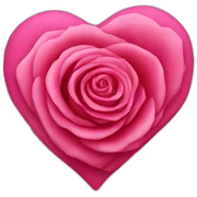Coeur rose sticker