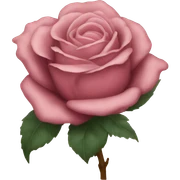 old rose sticker