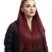 realistic portrait of a girl sticker