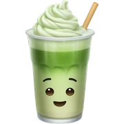 iced matcha latte  sticker