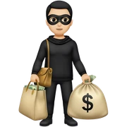 Robber emoji sticker