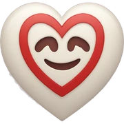 Heart with “A” sticker