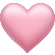 Light pink heart sticker