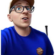 blue-eyed boy in hat sticker
