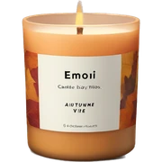 autumn vibe candle sticker