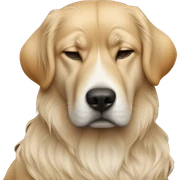 sleepy dog in sunlight sticker