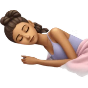 Ariana Grande sleeping sticker