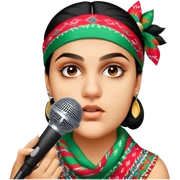 Colorful Singer sticker
