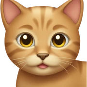 tanned  kitty  sticker