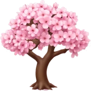 cherry blossom tree sticker
