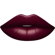 burgundy lipstick sticker