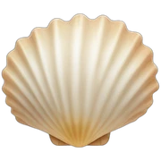 seashell outline sticker