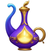 Genie lamp sticker
