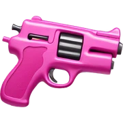 Toy gun that’s pink and girly sticker