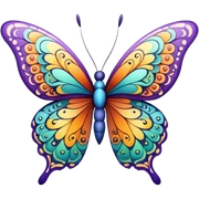 Butterfly  sticker