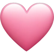 Pink heart sticker