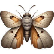 Moth sticker