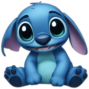 Stitch qui fume sticker