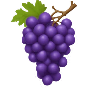 purple grape sticker