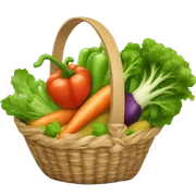 vegetable basket sticker