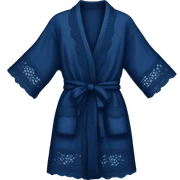 Navy blue lace robe  sticker