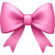 pink bow sticker