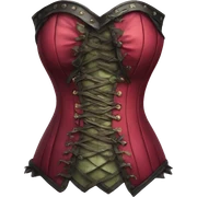 Dragon in a corset sticker