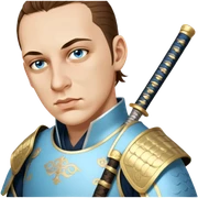 Elegant Samurai sticker