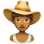 summer-hat sticker