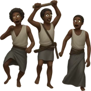 Slaves being freed sticker