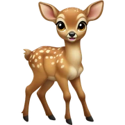 Baby deer sticker