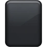 Black rectangle sticker