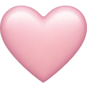 Light pink heart  sticker