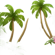 Tropical island  sticker