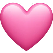 pink heart sticker