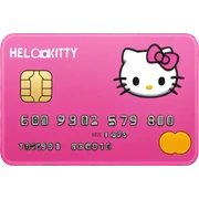 hello kitty credit card sticker