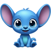 Stitch loving sticker