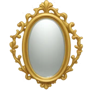 gold mirror  sticker