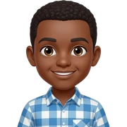 Black  boy sticker